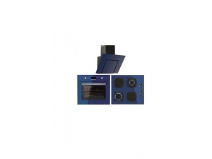 Termikel 3'lü Ankastre Lumex Blue ( BO 6000 Fırın+17152 604D LPG/NG Ocak+Lumex 6035 Davlumbaz