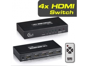 DK-HD-SW4X1 HDMI Switch Dark