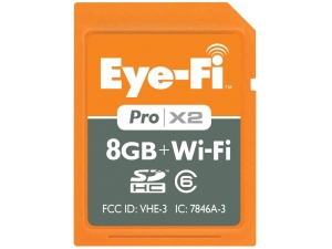 Pro X2 Class 6+Wi-Fi 8GB Eye-Fi