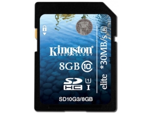 8GB SDHC Class 10 SD10G3-8GB Kingston