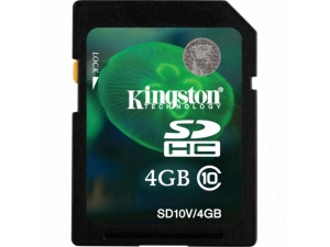 Kingston SDHC Video 4GB Class 10 SD10V/4GB