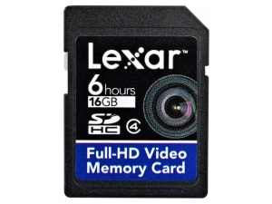 SDHC Full-HD Video 16GB Lexar