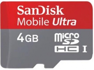 MicroSDHC Ultra 4GB SDSDQY-004G-U46A Sandisk