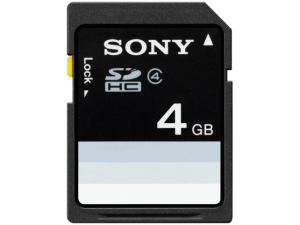 4GB SDHC Class 4 (SF4N4) Sony