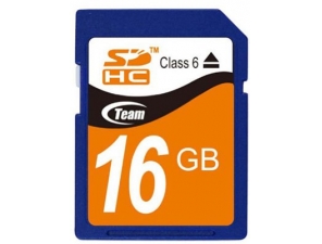 Secure Digital 16GB Class 6 (SDHC) Team