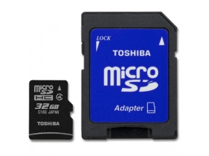32 GB Micro SDHC Kart Class 4 RAMSEC032GtTOS100 Toshiba