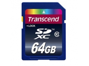 SDXC 64GB Class 10 TS64GSDXC10 Transcend