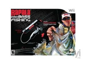 Rapala Pro Bass Fishing Rod Bundle Wii Activision