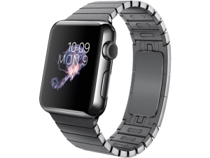 Watch (38 mm) Uzay Siyahı Paslanmaz Çelik Kasa ve Baklalı Model Uzay Siyahı Paslanmaz Çelik Bilezik Apple
