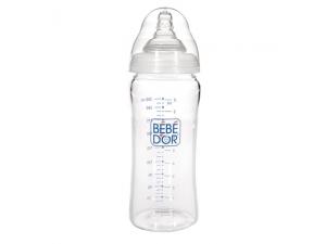 Bebedor %0 BPA Isiya Direncli Cam Biberon 260ml