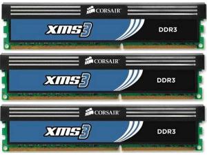 6GB (3x2GB) DDR3 1600MHz CMX6GX3M3A1600C9 Corsair