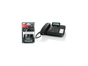 Siemens DA710 Masaüstü Telefonu ve Panasonic KX-TCA430 Mikrofonlu Kulaklık Seti