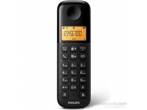 Philips Dect Telefon D1301B/TR Siyah