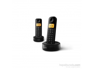 Philips Dect Telefon D1302B/TR Siyah