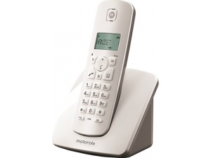 Motorola E201 Kablosuz Dect Telsiz Telefon Beyaz