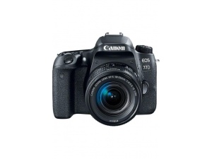 Canon EOS 77D 18-55mm f/4-5.6 IS STM Fotoğraf Makinesi İthalatçı Garantili