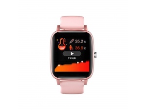 Everest Ever Watch EW-511 Android/ıos Vücut Isı Göstergeli Akıllı Saat-Pembe