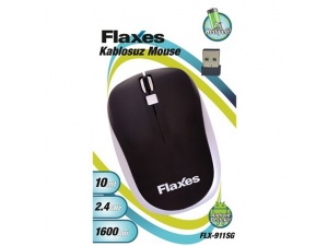 Flaxes FLX-911SG 2.4GHz Kablosuz Siyah Gri