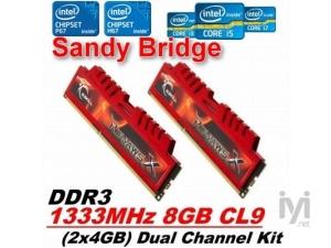 8GB (2x4GB) DDR3 1333Mhz F3-10666CL9D-8GBXL GSKILL