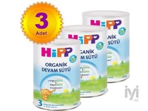 Hipp 3 Organik Combiotik Bebek Sütü 350 gr 3 Adet