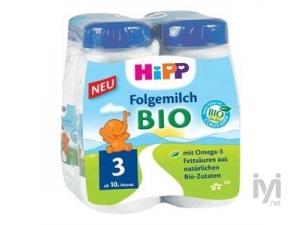 3 Organik Devam Sütü 250ml 4`lu Paket Hipp
