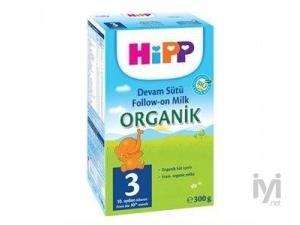 3 Organik Devam Sütü (Bebek Maması) 300 gr Hipp