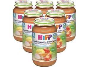 Organik Domatesli ve Tavuklu Patates Püresi 125 Gr 6`lı Paket Hipp