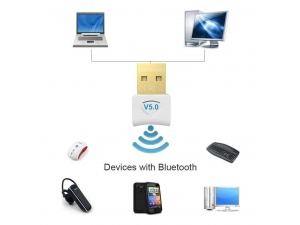 HyTech HY-BL050 Bluetooth 5.0 Mini Dongle USB Alıcı BTU50