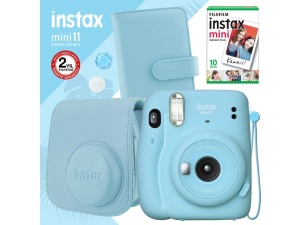 Fujifilm Instax Mini 11 Mavi Fotoğraf Makinesi Seti 2