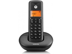 Motorola Kablosuz Dect Telsiz Telefon Siyah E201
