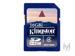16GB SDHC Class 4 SD4/16GB Kingston