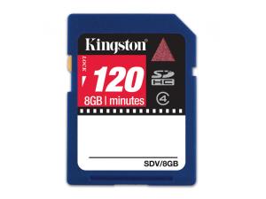 Secure Digital Video 8GB (SDHC) Kingston