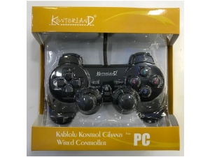Kontorland KT-1081C PC USB Analog/Digital Titreşimli Gamepad