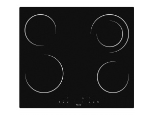 Ferre Lüks Serisi - 8+1 Fonk. Turbo Digital Vitroseramik Ocaklı Siyah-Inox Set - Greta -60 cm