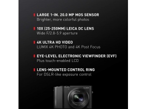 Panasonic Lumix DMC-ZS100K 4K Dijital Kamera