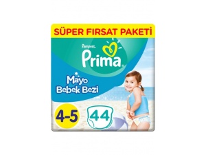 Prima Mayo Bebek Bezi 4 Beden Maxi Fırsat Paketi 44 Adet