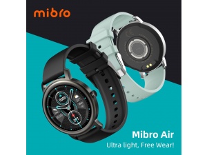 Xiaomi Mibro Air Bluetooth 5.0 Android Ios Fitness IP68 Su Geçirmez Uyku Monitörü Nabız Takibi Akıllı Saat