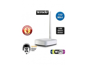 Tenda N150 4Port WiFi-N 150 Mbps Router/AP