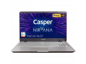 Casper Nirvana S500.1165-D600A-G-F Intel Core I7 1165G7 32GB 1TB + 480GB SSD Windows 10 Home 15.6