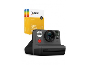 Polaroid Now Siyah Instant Fotoğraf Makinesi ve 16'lı Film Seti