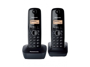 Panasonic Panasonıc Kx-Tg 1612 Dect Telefon, Siyah