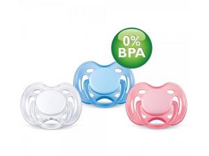 0 BPA Free Flow Yalancı Emzik 0-6 Ay Renkli Tekli Philips Avent