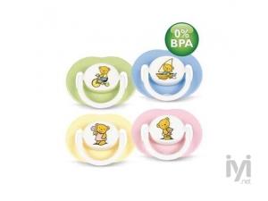 0% BPA Yalanci Emzik 3-6 Ay Desenli 2 li Philips Avent