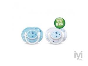0 BPA Yalanci Emzik 3-6 Ay Karanlıkta Parlar 2 li Philips Avent