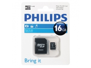 MicroSDHC 16GB Class 4 Philips