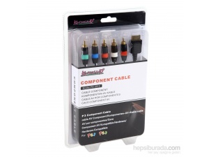 Kontorland PS2/PS3 Component AV Cable