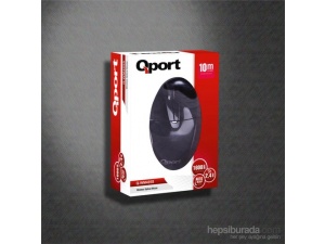 Qport WM405 Wireless Kablosuz Siyah