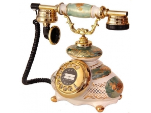 Anna Bell Porselen Italyan Klasik Telefon