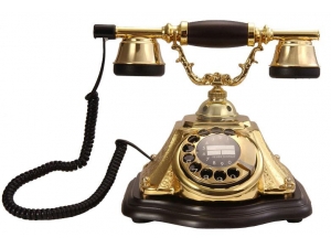 Anna Bell Piramit Altın Varaklı Telefon