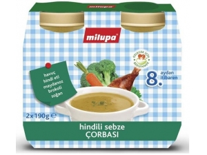Milupa Hindili Sebze Çorbası Multipack 2X190Gr